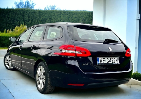 Peugeot 308 cena 47849 przebieg: 142000, rok produkcji 2020 z Olszyna małe 407